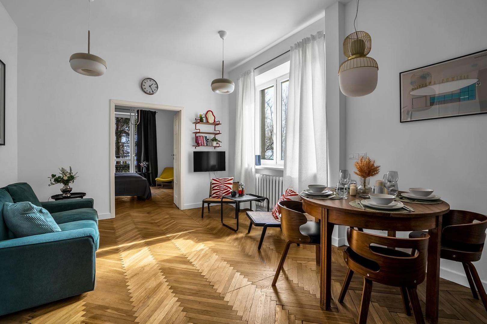 Near River - 58m2, Metro, Balcony Warszawa